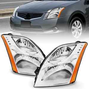 Auto Parts Headlights Assembly Chrome Driver and Passenger Side NI2502196 NI2503196 for Nissan Sentra