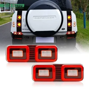 Auto Parts LED Light Assembly Tail Light Body Kit for Land Rover Defender