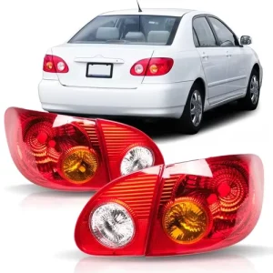 Auto Parts Luz Trasera Clear Lens Outer Inner Tail Lights Lamps For Toyota Corolla 81560 02200 81681 02030