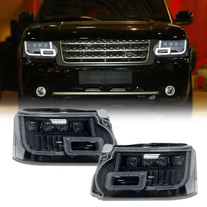 Auto Parts Old to New 4 Lens LED Headlamp for Range Rover Vogue Sport Aftermarket DRL Retrofit