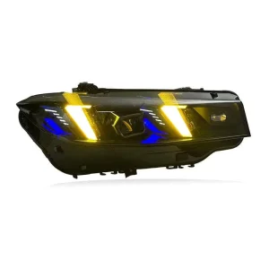 Auto Parts Retrofit Fang Laser LED Headlight for 3 Series G20 LCI Dual Color Daytime Running Lamp