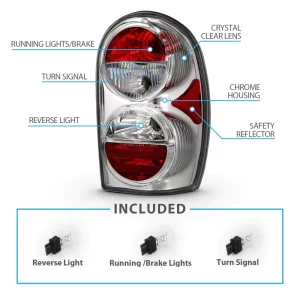 Auto Parts for Jeep Liberty Tail Lamp Light Modify 55157060AG CH2801158 55157061AG CH2800158