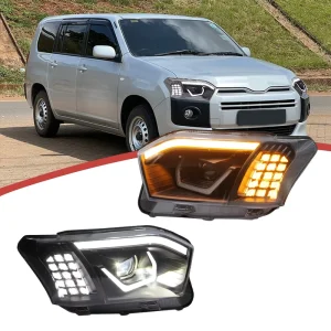 Auto Parts for Toyota Probox Headlights Head Light Assembly Upgrade Probox LED Head Lamp Signal Turn Lamp DRL