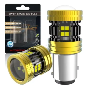 Auto Reverse Lamp 1156 1157 7443 7440 2835 54SMD Car Tail Brake Turn Signal Light Bulb DC 12 24V Factory