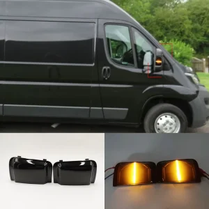 Auto Side Wing Rearview Mirror Dynamic Blinker Indicator LED Turn Signal Light for Peugeot Boxer Fiat Ducato Citroen Jumper