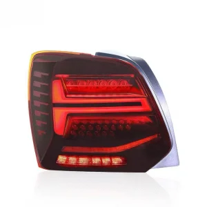 Auto Spare Parts New Red LED Tail Light Assembly 12V 36W 6000K for VW Polo Universal Fitment