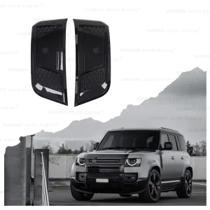 Auto Spare Parts Side Trim Cover Intake Scoop Vent Hood Cover With Light for Land Rover New Defender 110