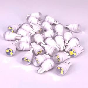 Auto T10 LED Bulb White Ceramic 2835 3SMD Bulbs License Plate Lamp Car Interior Light Automotive
