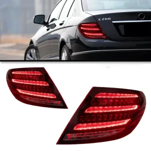 Auto Taillights for Mercedes Benz C-Class W204 12V Modified for S-Class Maybach Dynamic Turn Signal Rear Lights