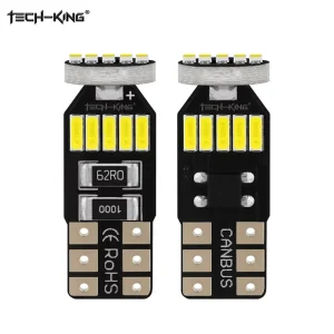 Auto Without Polarity T10 Canbus W5w Led Bulbs 168 194 Dome Reading License Plate Light Car Interior Lights 12v White Diode