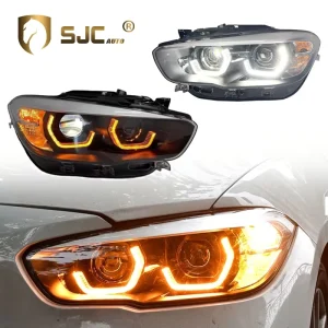 Auto for BMW 1 Series F20 Headlights Assembly Modified LED Laser Daytime Running Lights Newest Style Lighting