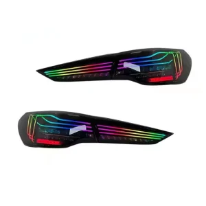 Auto y Colored Line Car Tail Light for BMW G22 4 Series G82 CSL RGB LED Tail Lights for BMW G22 Car Accessories