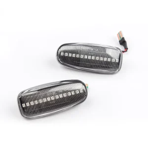Autodragons Car Flashing LED Dynamic Side Marker Turn Signal Smoked Indicator for C Class W202 W210 S202 C208 E Class V Class