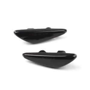 Autodragons Dynamic Flowing LED Side Marker Turn Signal Light Indicator Smoked Amber for MX 5 ND RX 8 for 124 Spider Abarth