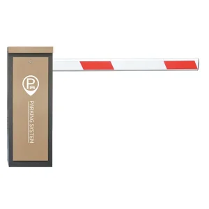 Automatic Boom Barrier License Plate Recognition System Smart Parking Management DC 24V Brushless Stainless Steel IP10 Traffic
