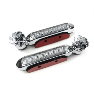 Automobile Front Grille Wind Powered Led Light 3 Colors Auxiliary Lamp