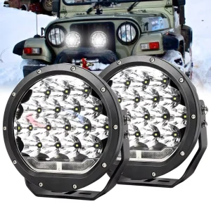 Automotive 7 Inch Offroad Light with High Low Beam Offroad LED Lights Truck Lamp Led Light for 4X4 Front Bumper