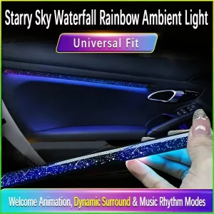 Automotive Ambient Lighting Universal 18 in 1 RGB LED Car Interior Starry Sky Kit Strip Light Car Decorative Light