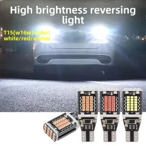Automotive LED Reverse Light 48 LED Turn Signal Light Constant Current Wide Voltage Decoding Heat Dissipation Aluminum Housing