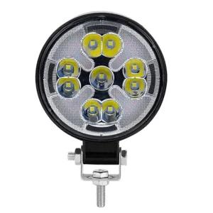 Automotive LED Round Working Lights Mini 3 Inch square 27W Double color Flashing Auxiliary Lights Modified Headlights