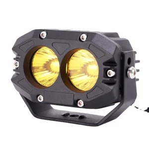 Auxiliary Motorcycle Light 30W Driving Fog Lights Yellow Additional Electric Driving Spot Lamp for Car Offroad