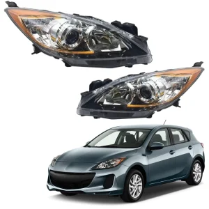 Axela Halogen Headlight Front Light OEM BBM4-51-0L0K BBM4-51-0K0K Head Lamp Auto Car Parts for Mazda 3