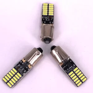 BA9S 4014 24SMD 12V Canbus Automobile LED Width Indicator Light Motorcycle Light License Plate Light