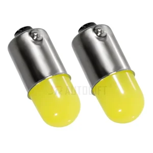 BA9S DC 12V 24V White LED COB 3D T4W Car Light License Plate Lamps Turn Signal Bulb Parking Lights Door Lamp