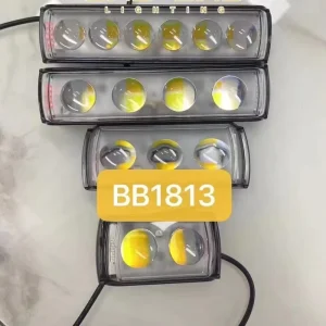 BAOBAO Lighting 1 2 3 4 6 Lens White Yellow Sport Light Dual Light Mini Driving Led Headlight for Motorcycle Motorbike Moto