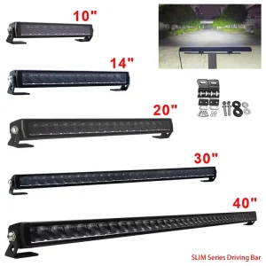 BL0905S3 10inch 45W Single Row Slim LED Light Bar 12V 4×4 Waterproof Driving Beam ECE Certified ATV Off Road 4100-16300