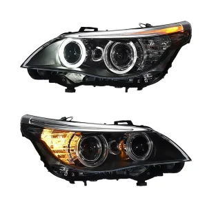 BMW 5 Series E60 Headlamps Halogen & Xenon Front Light Upgrade Head Light Auto Part LED Headlights