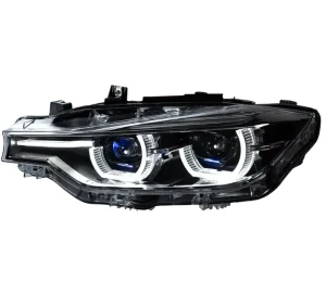 BMW F30 F35 Spoon Eye Dual Color LED Lens Headlight Assembly