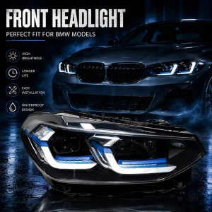 BMW G01 G08 X3 Laser Headlights Assembly LED DRL Dynamic Indicator Turn Signal Retrofit Headlamp