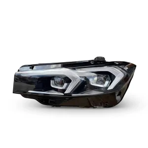 BMW M3 F30 LCI Dual Color Halogen Xenon LED Headlights Yellow and White Retro Upgraded Headlight Assembly
