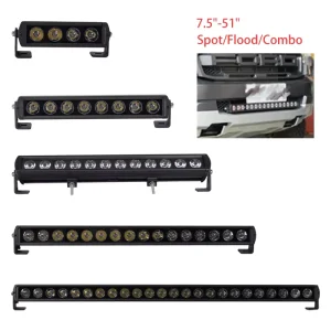 BRT EMark Long Distance 2000M Combo Spot Beam 26.4 Inch Roof Led Offroad Light Bar 160W 16560lm TIR Optic 9 36V Universal Fit