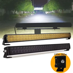 BRTLED 30 Inch 4×4 Double Row 360W 12V IP68 Waterproof High Quality New Car LED Light Bar Ultra Narrow Height Diecast Aluminum