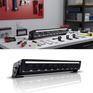 BRTLED 60W Dual Color 13 Inch IP68 Waterproof 5700LM Offroad ATV 4X4 LED Light Bar Screwless Mount