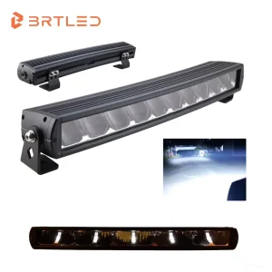 BRTLED New 20” 100W 9500 Lumens LED Light Bar Driving Beam IP68 Waterproof for Discovery Car Truck ATV 12V 24V ECE R112 R7