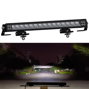 BRTLED New 6000K 12V Super Bright LED Light Bar ECE Certified 9300LM High Power Headlight