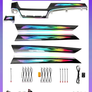 Bachen Starry 64 Colors Dynamic LED Interior Ambient Light Trim for Honda Accord 10 10.5 Gen Auto Decor Light