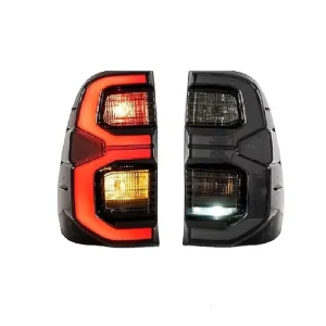 Back Side Tail Lamp Halogen Xenon Custom LED Car Rear Bumper Outer Tail Lights for Toyota Hilux