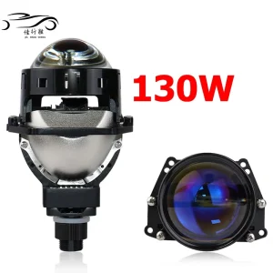 Bi Led Projector Lens 3.0 Headlights IP68 130W 12000LM Fog Lights Headlamp Car Lights LED Headlight