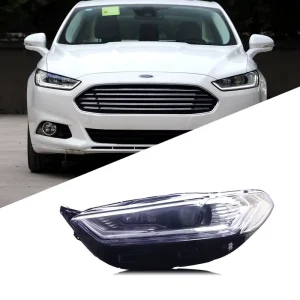 Bi Xenon Dual Projector Headlight Assembly With LED DRL Sequential Turn Signal Modified Compatible for New Ford Mondeo