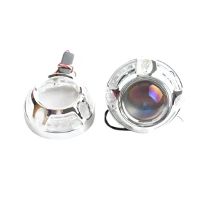 Bi Xenon Mini Projector Car Headlight Retrofit Bi xenon Lens Fit LED Halogen Bulb Auto Headlamp Projector Lens With Shroud