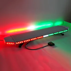 Biaochi 48” 122cm Truck Car Roof Emergency Flash Lightbar 3w High Brightness Amber White Led Strobe Warning Light New Condition