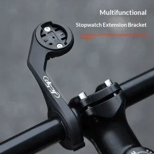 Bike Computer Mount Extension Bracket for Mountain and Road Bikes Compatible with Action Cameras and Bike Lights Cycling Accessory