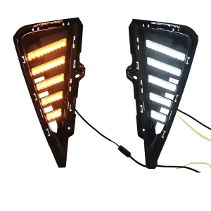 Binyue LED daytime running light installation and LED daytime running light fog light modification lamp auto parts