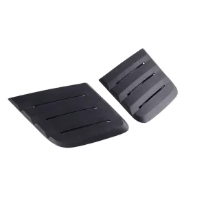 Black Air Intake Trim Hood Intake Panel With Light for Ford Mustang