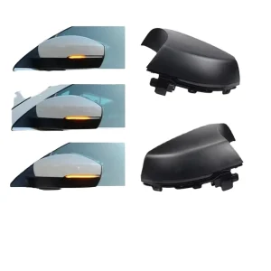 Black Dynamic Turn Signal LED Side Rearview Mirror Indicator Blinker Repeater Light for Volkswagen VW Polo MK5 6R 6C