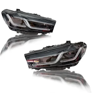 Black Housing LED Headlight for BMW G30 5 Series 525i 530i 540i Front Headlamp